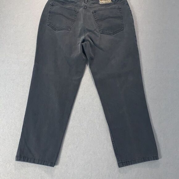 Vintage 90’s Faded Black Bugle Boy 750 Baggy Relaxed Jeans Men’s 36X32 - Picture 5 of 13